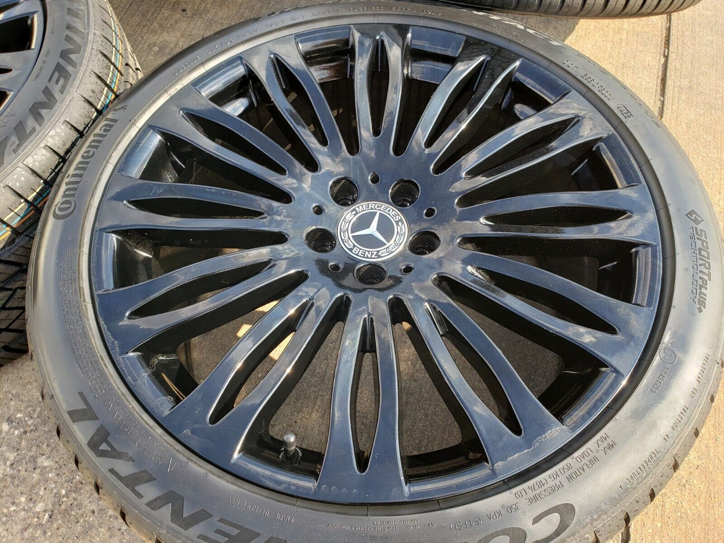 20" Mercedes S550 S600 S65 S63 OEM 85504 85505 wheels rims tires NEW