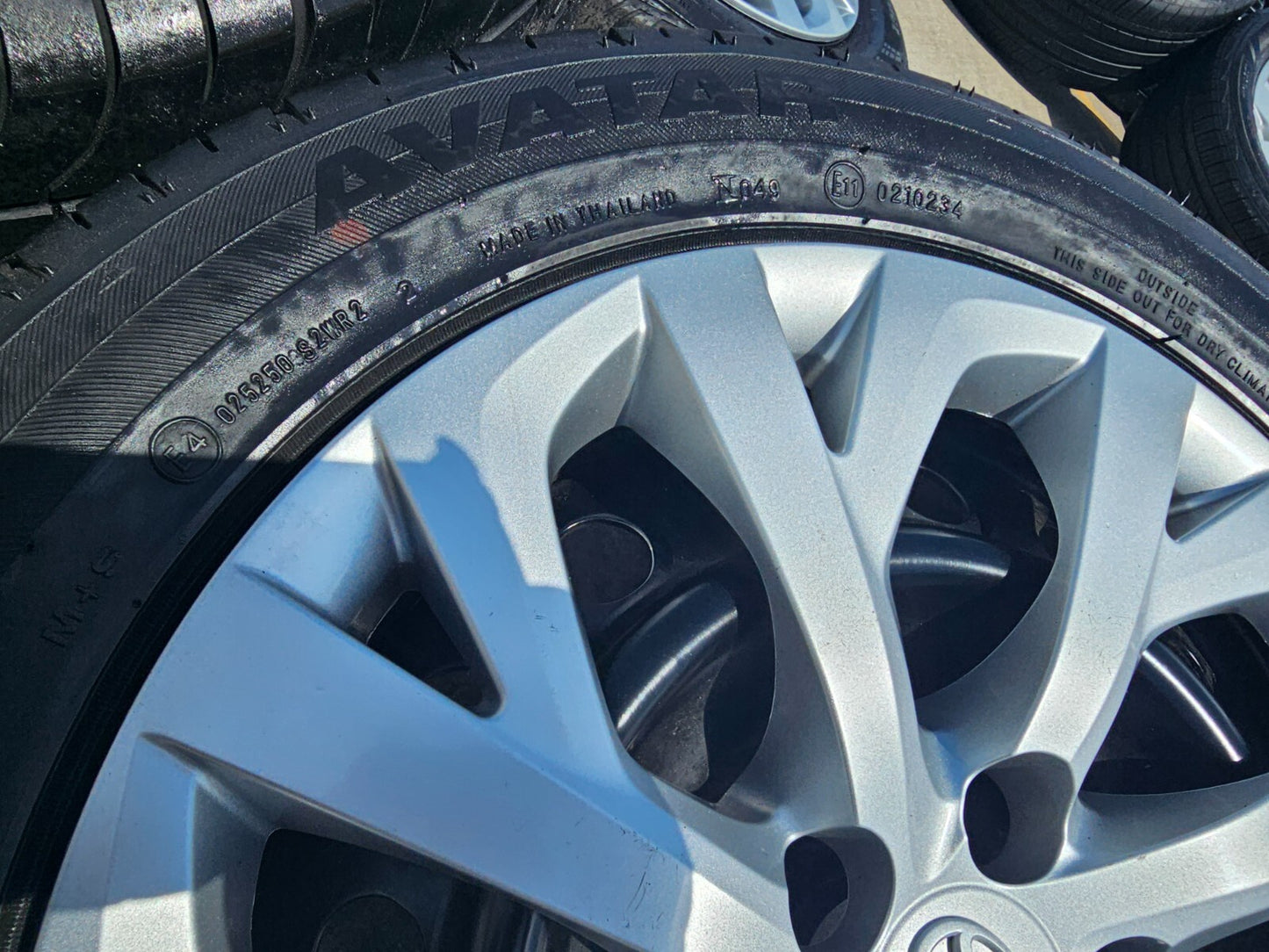 16" Toyota Corolla OEM wheels rims 75253 tires 2021 2022 2023 2024