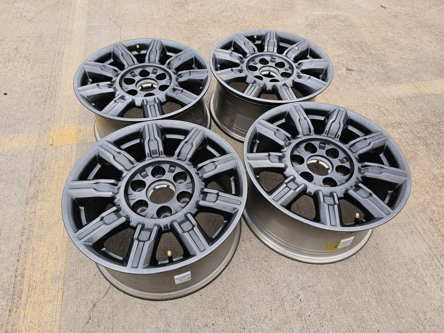 18" GMC Sierra AT4X Chevy Silverado OEM wheels rims 2024 2025 NEW