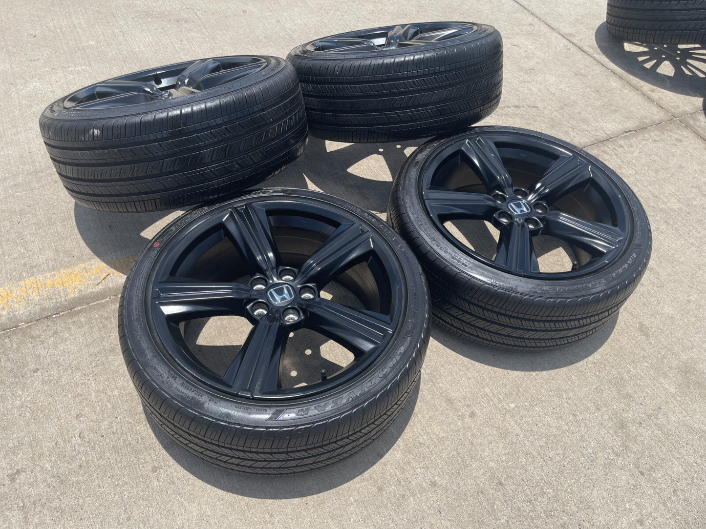 19" Honda Accord OEM Black Sport wheels rims 60307 190340 Civic 2023 2024 2025