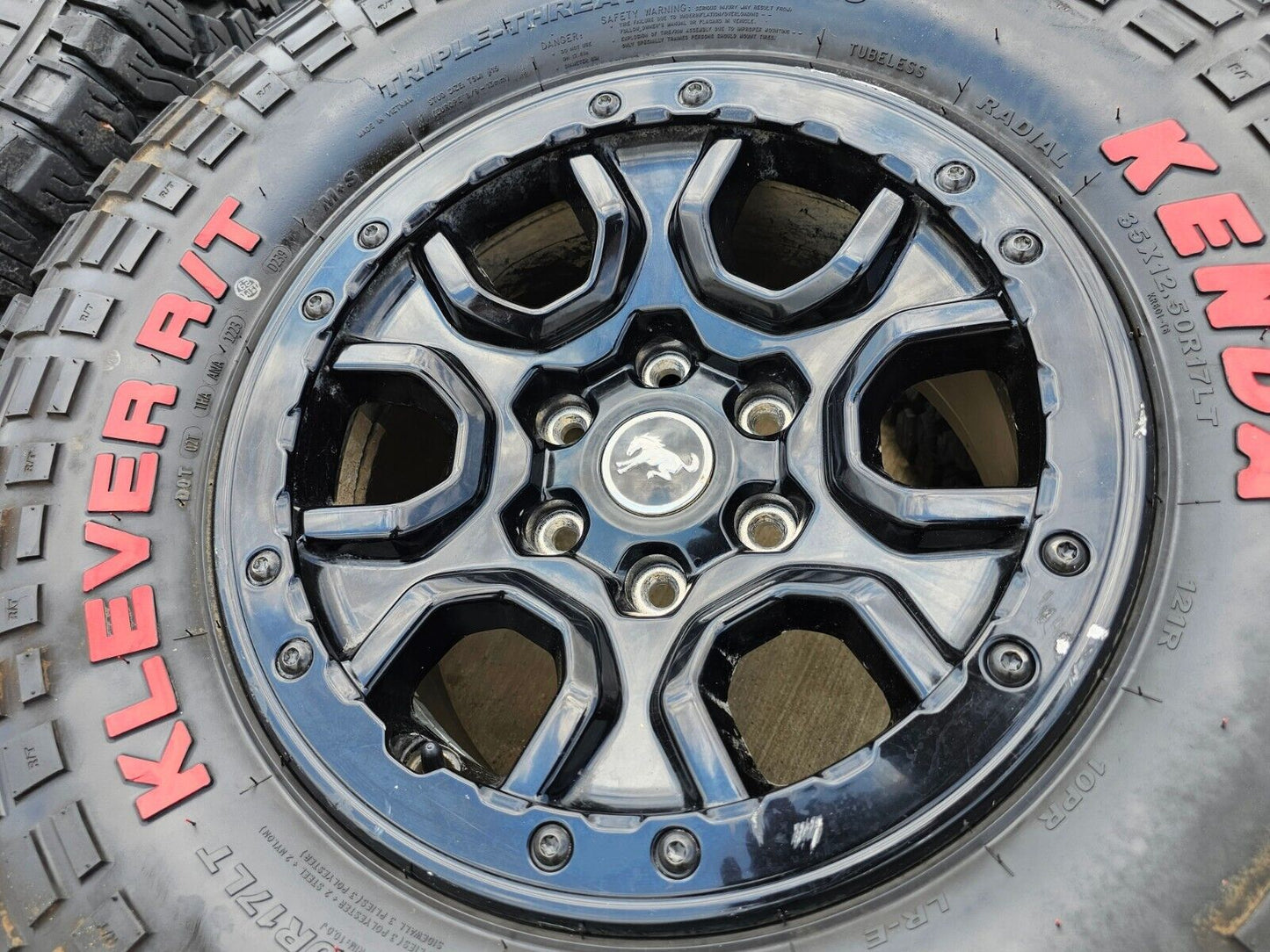 17" Ford Bronco HERITAGE SASQUATCH wheels rims BEADLOCK 10388 KENDA 35"