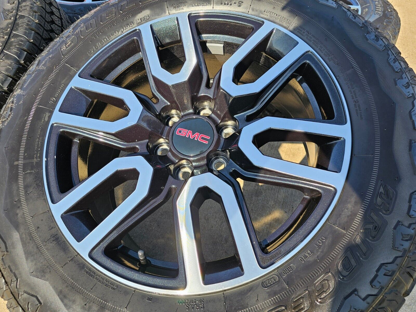 20" GMC Sierra Yukon Chevy OEM black 5914 5918 wheels rims 2023 2024 2025 NEW