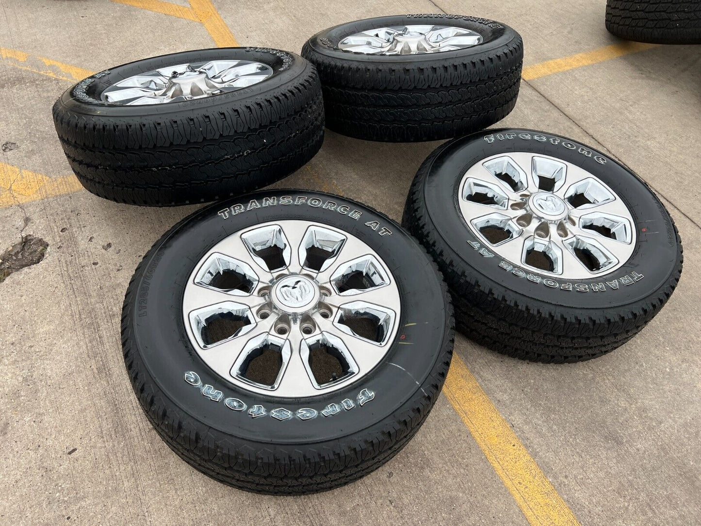 20" Dodge Ram 2500 3500 wheels rims tires 2696 OEM chrome 2023 2024 2025 NEW