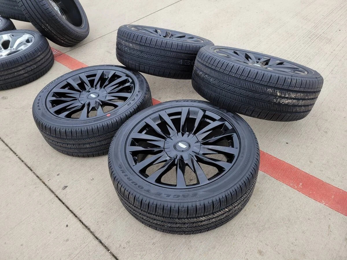 22" Cadillac Escalade OEM Black wheels rims 4873 95026 tires 2025 2026 NEW