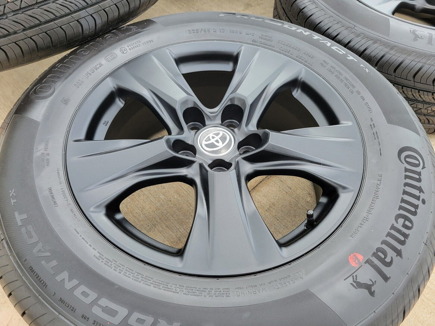 17" Toyota RAV4 OEM wheels rims black 75240 Sienna CH-R tires NEW