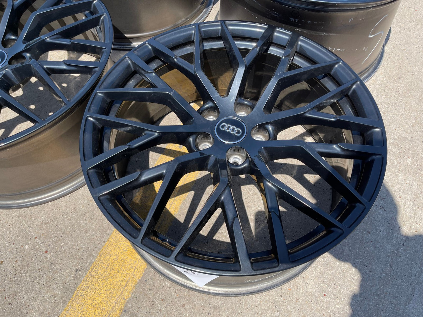 20" Audi R8 V10 OEM black wheels rims RS5 RS6 RS7 S5 A6 S5 S6 S7 59007 59008 NEW