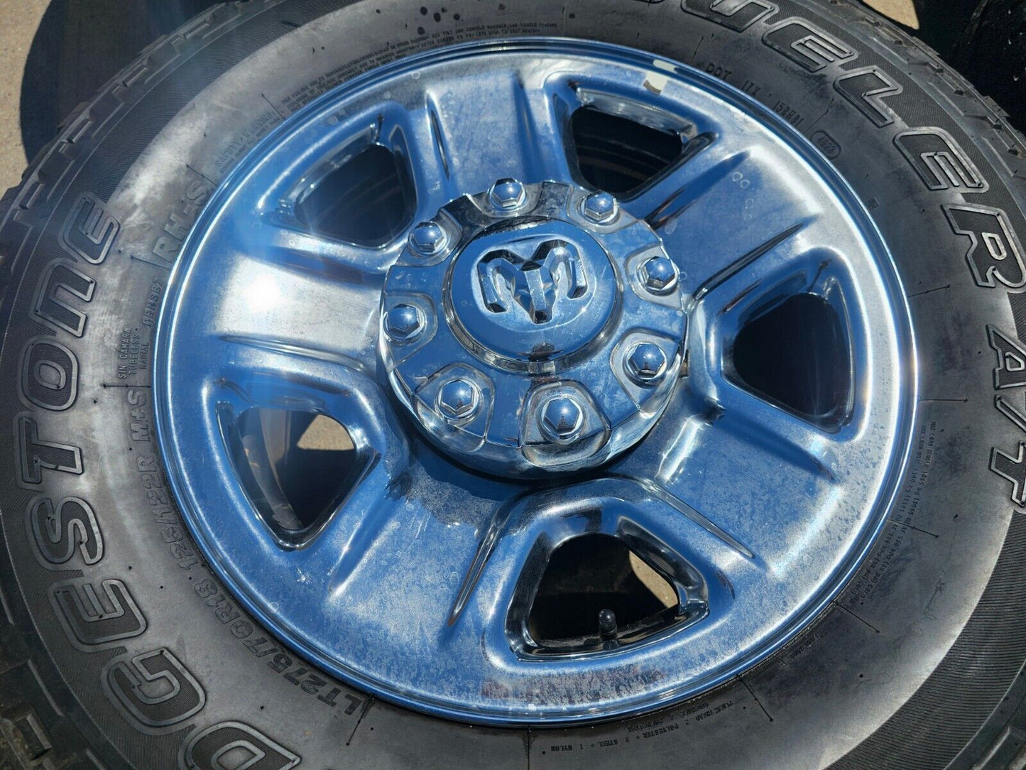 18" Dodge Ram 2500 3500 STEEL chrome OEM 2473 wheels rims tires 2024 2025 NEW