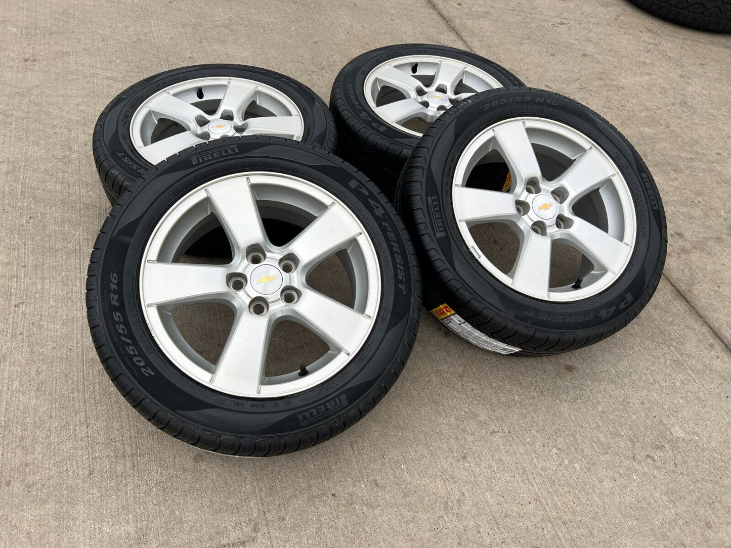 16" Chevrolet Cruze 5473 5674 OEM wheels rims tires 2012 2013 2014 2015 2016