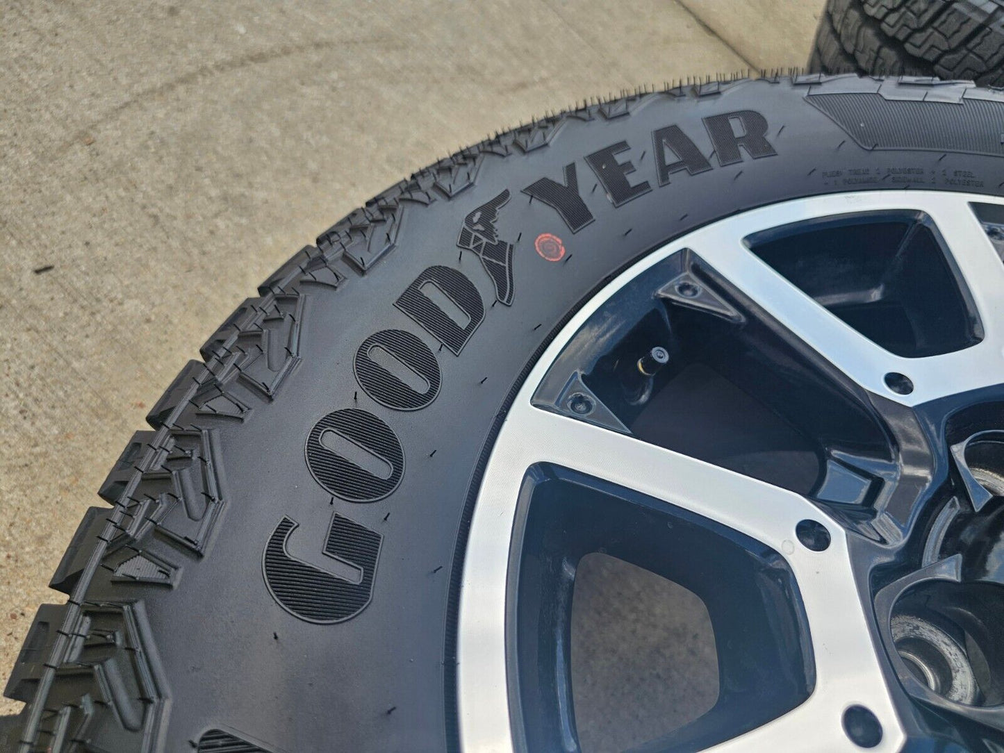 18" Toyota Tundra Sequoia TRD PRO black OEM wheels rims 75157 A/T tires 5x150