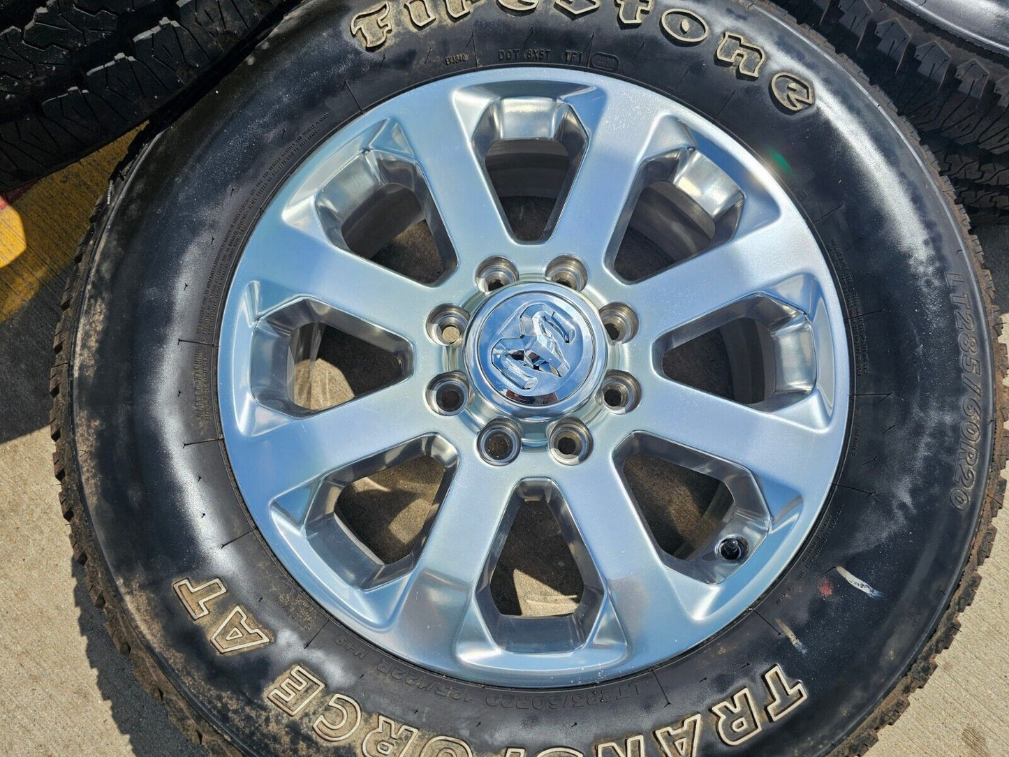 20" Dodge Ram 2500 3500 LARAMIE OEM 2700 wheels rims A/T tires 2023 2024 NEW