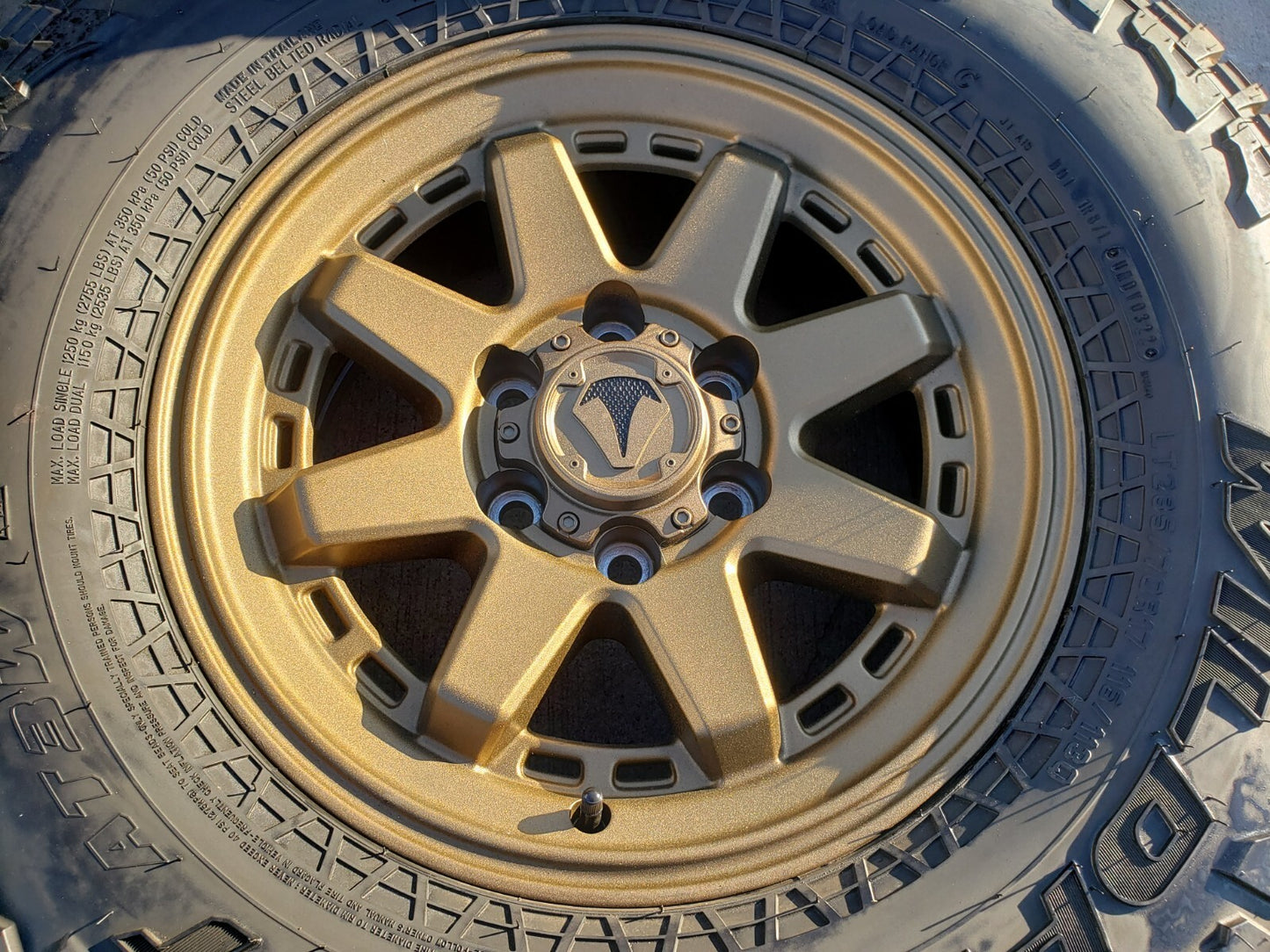 17" Toyota Tacoma 4Runner TRD OEM wheels rims FJ BRONZE tires 2022 2023 2024 33"
