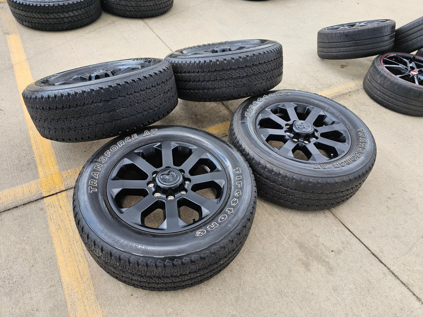 20" Dodge Ram 2500 3500 LARAMIE OEM 2700 wheels rims tires FIRESTONE