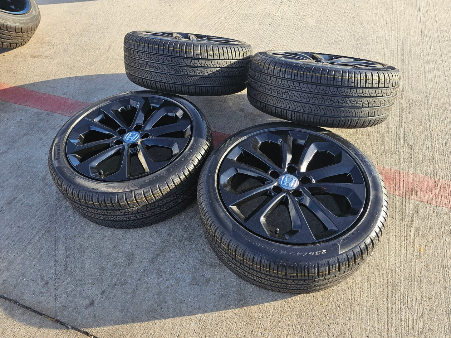 18" Honda Civic wheels rims OEM 64048 H-RV Accord tires PIRELLI NEW