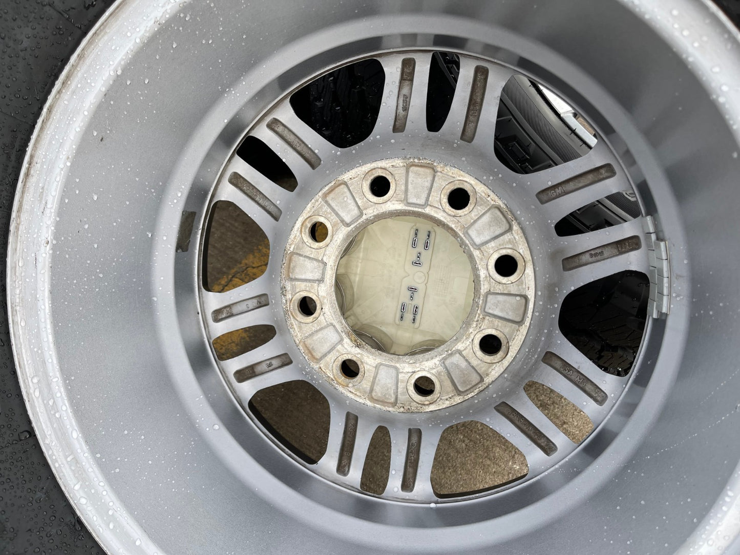 18" GMC Sierra AT4X Chevy Silverado 2500 3500 OEM 5949 wheels rims BRIDGESTONE