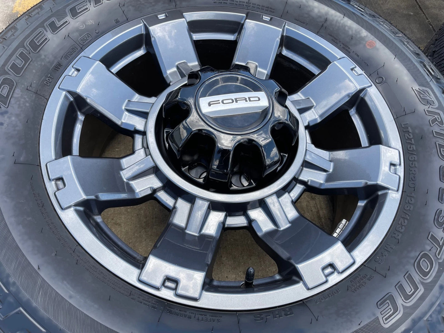 20" Ford F-250 F-350 OEM gray Lariat 10485 10296 wheels rims tires