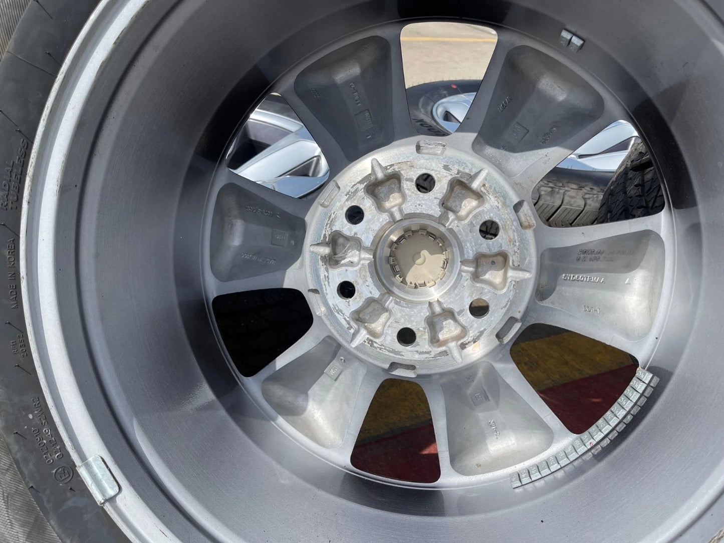 20" Dodge Ram 1500 OEM Laramie wheels rims 2681 tires HANKOOK