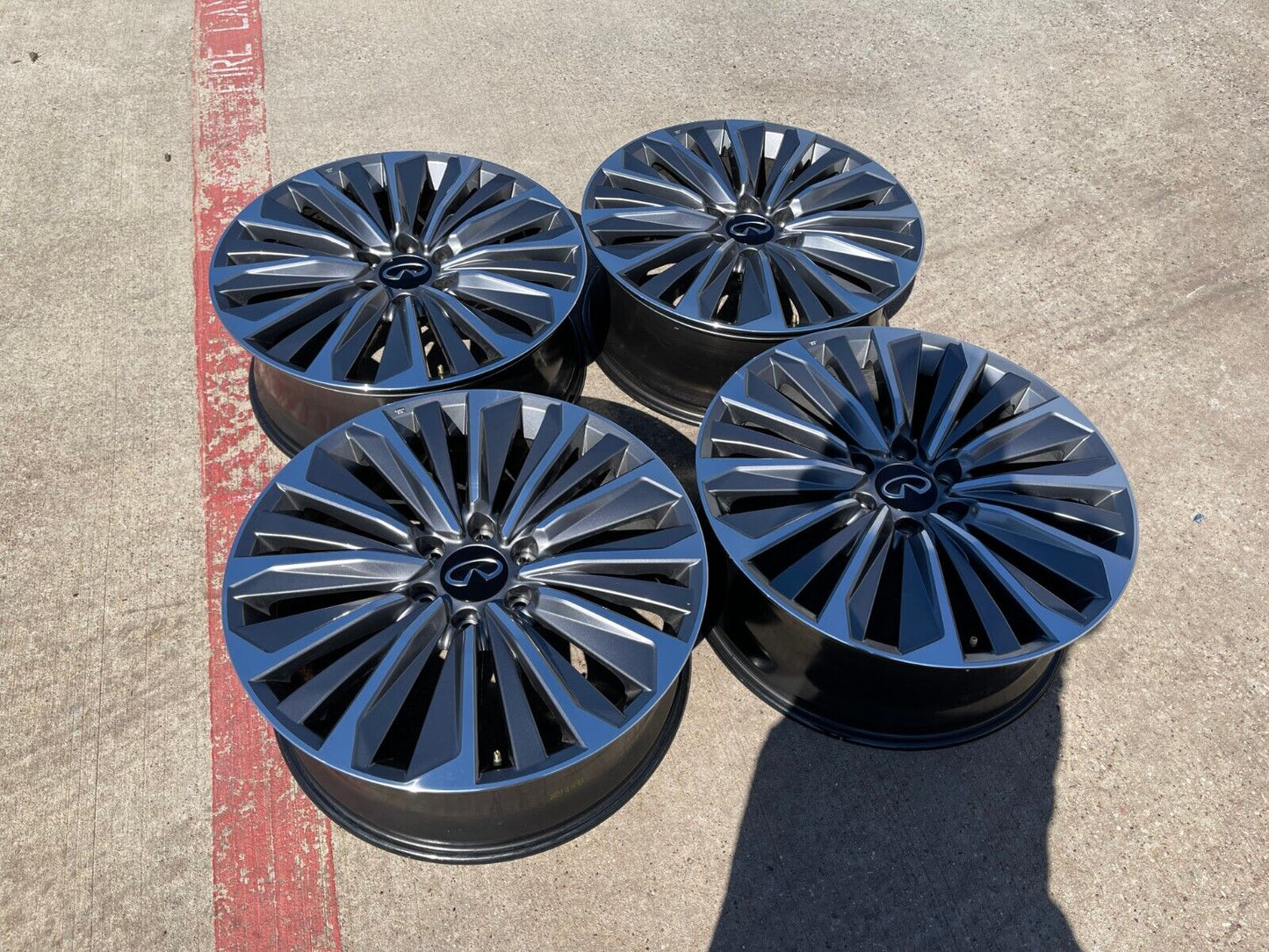 22" Infiniti QX80 QX56 Nissan Titan Armada OEM wheels rims 2024 2025 NEW