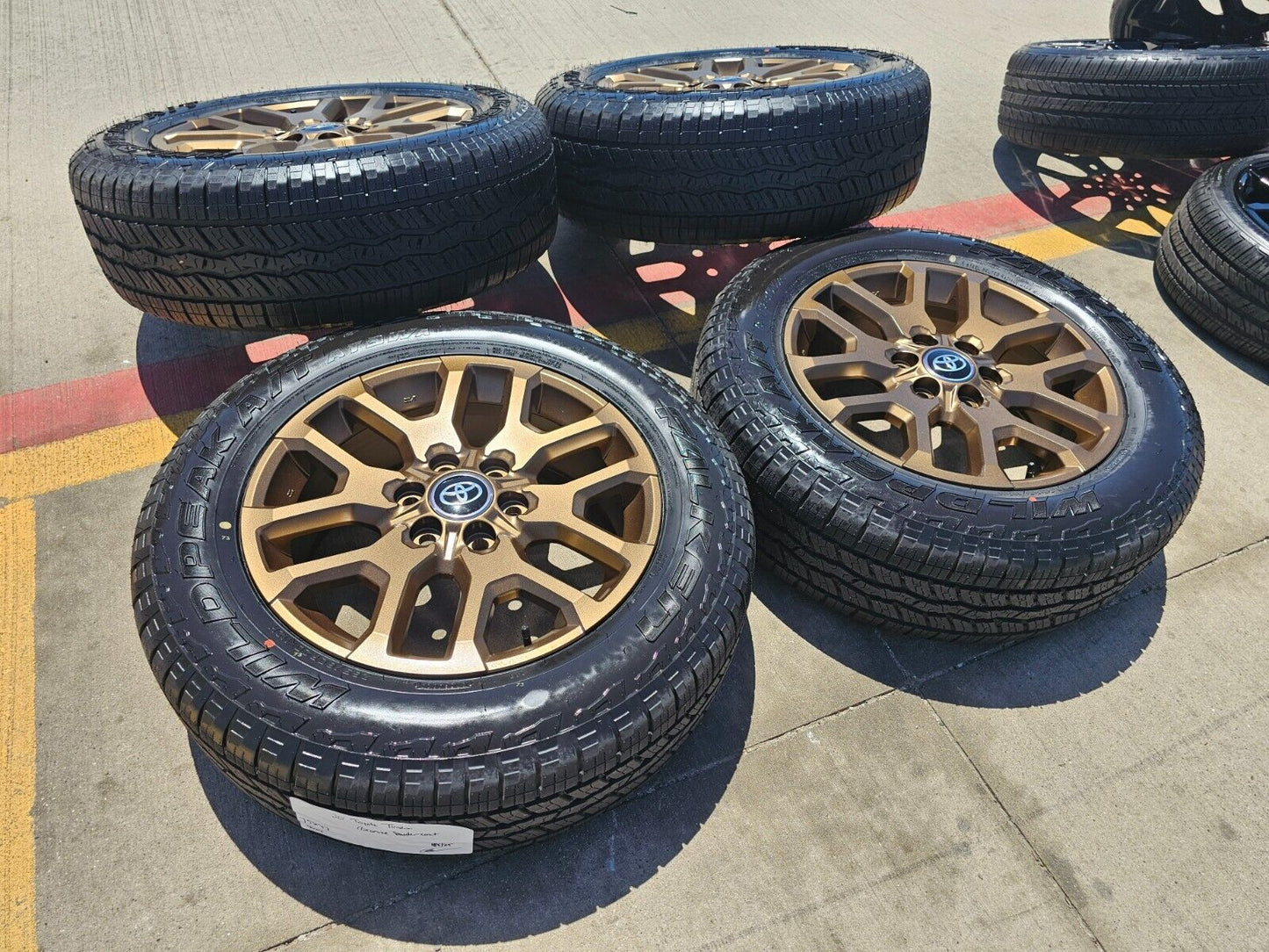 20" Toyota Tundra TSS TRD OEM wheels rims 95359 Sequoia bronze 2024 2025 NEW