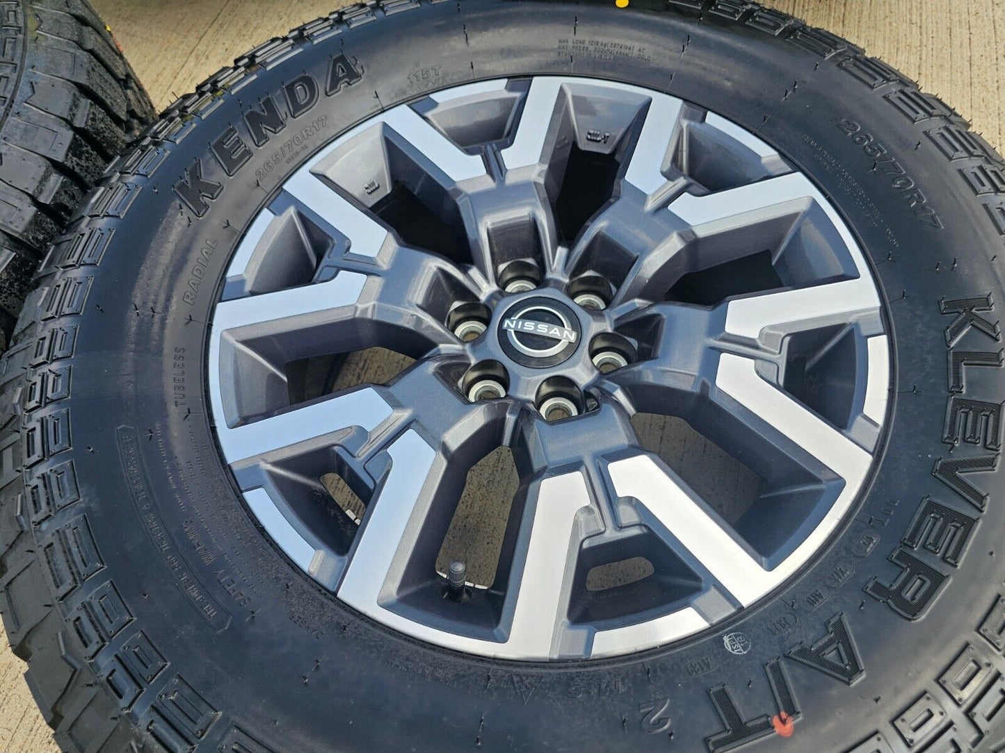 17" Nissan Frontier OEM Desert Runner 62832 wheels rims tires 2023 2024 2025 NEW