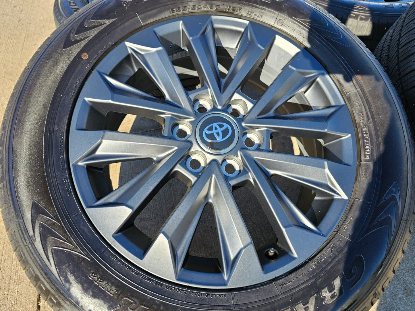 20" Toyota Land Cruiser OEM wheels rims Tundra Sequoia 2023 2024 2025 NEW