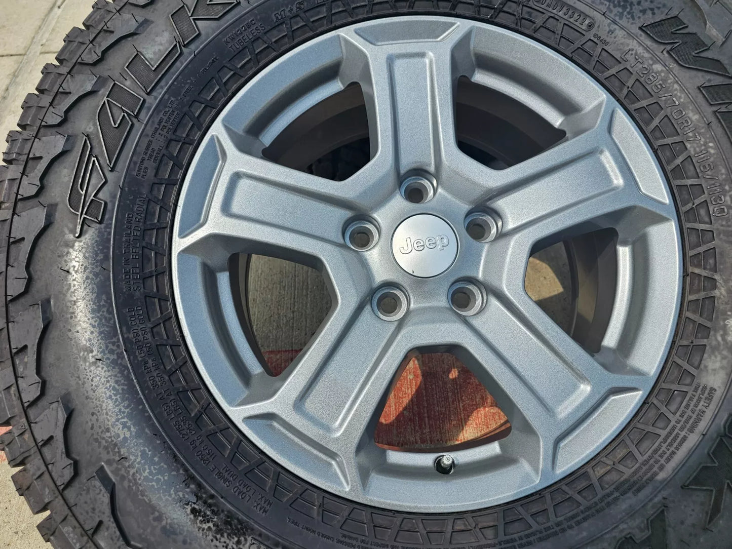 17" Jeep Wrangler Sport OEM wheels rims tires 9216 Gladiator