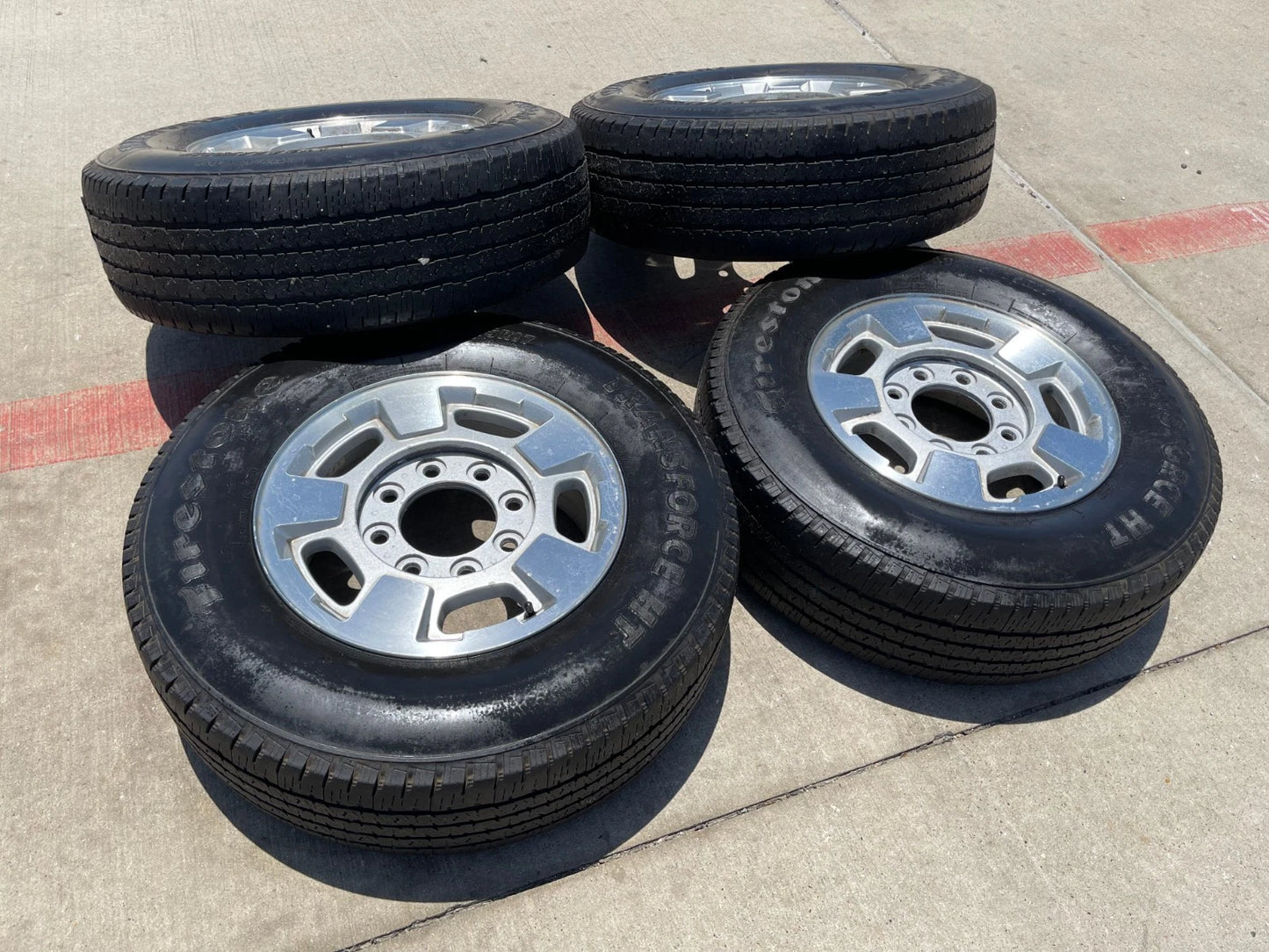 17" Chevy Silverado GMC Sierra 2500 3500 OEM 5500 wheels rims FIRESTONE