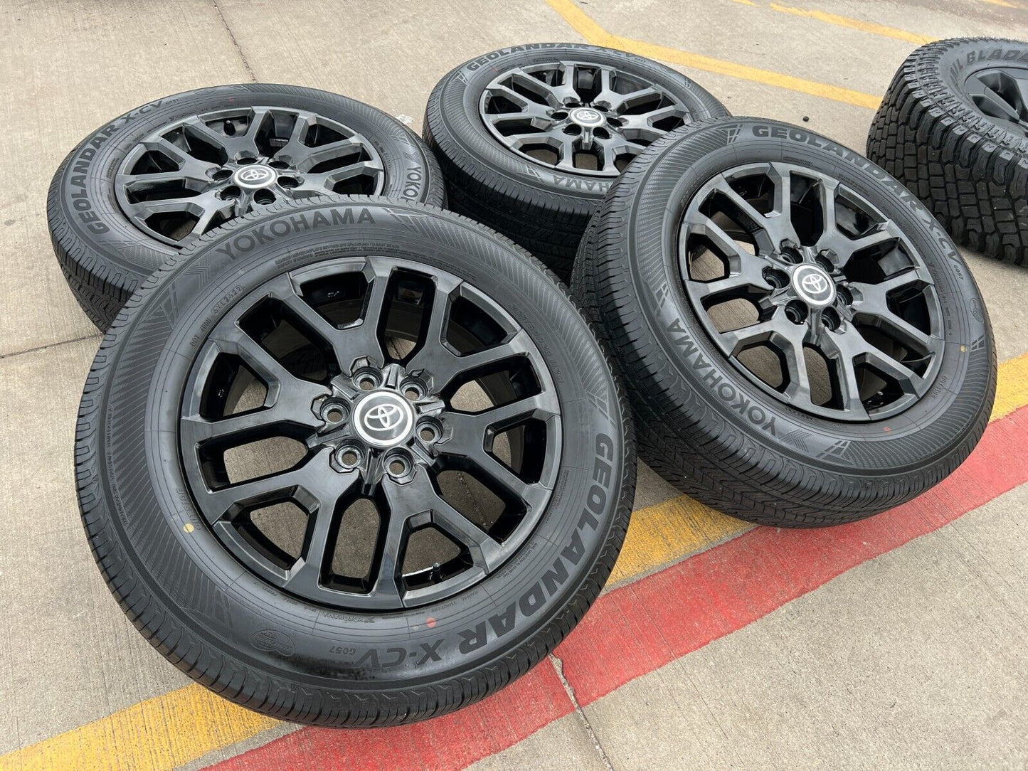 20" Toyota Tundra TSS TRD OEM wheels rims 95359 Sequoia black 2024 2025 NEW