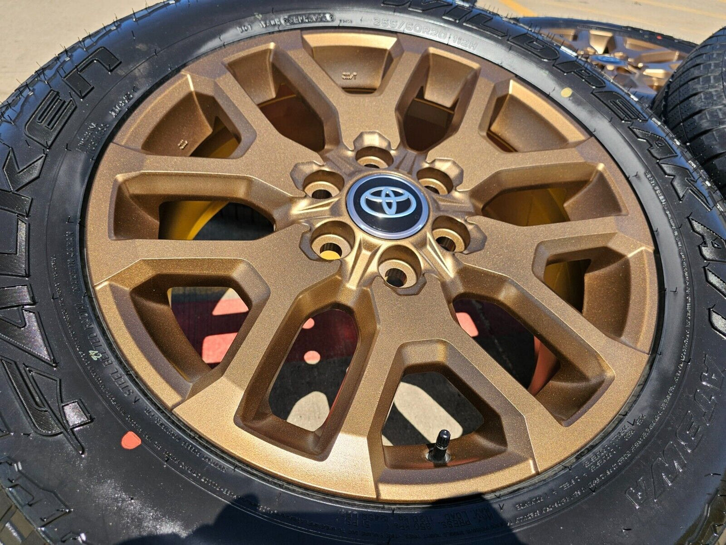 20" Toyota Tundra TSS TRD OEM wheels rims 95359 Sequoia bronze 2024 2025 NEW