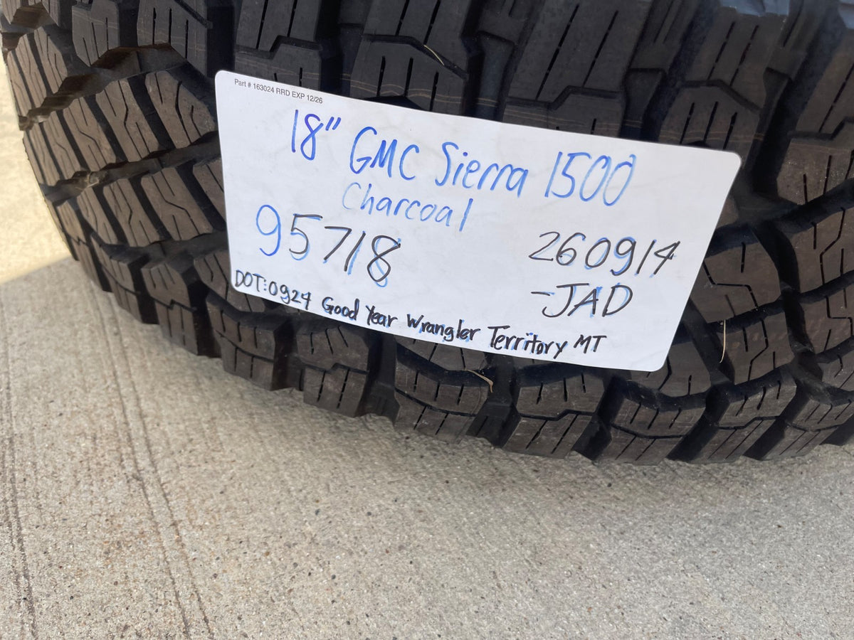 18" GMC Sierra AT4X Chevy Silverado OEM 14131 95718 wheel rim GOODYEAR NEW