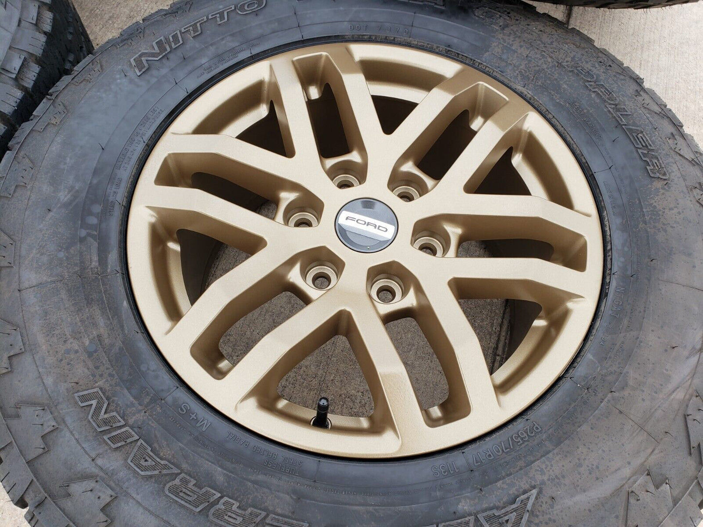 17" Ford Ranger Tremor OEM rims wheels 10431 BRONZE 2022 2023 2024 2025 NITTO