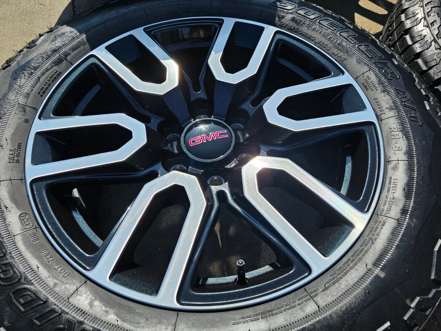 20" GMC Sierra Yukon Chevy OEM black 5914 5918 wheels rims 2023 2024 2025 NEW