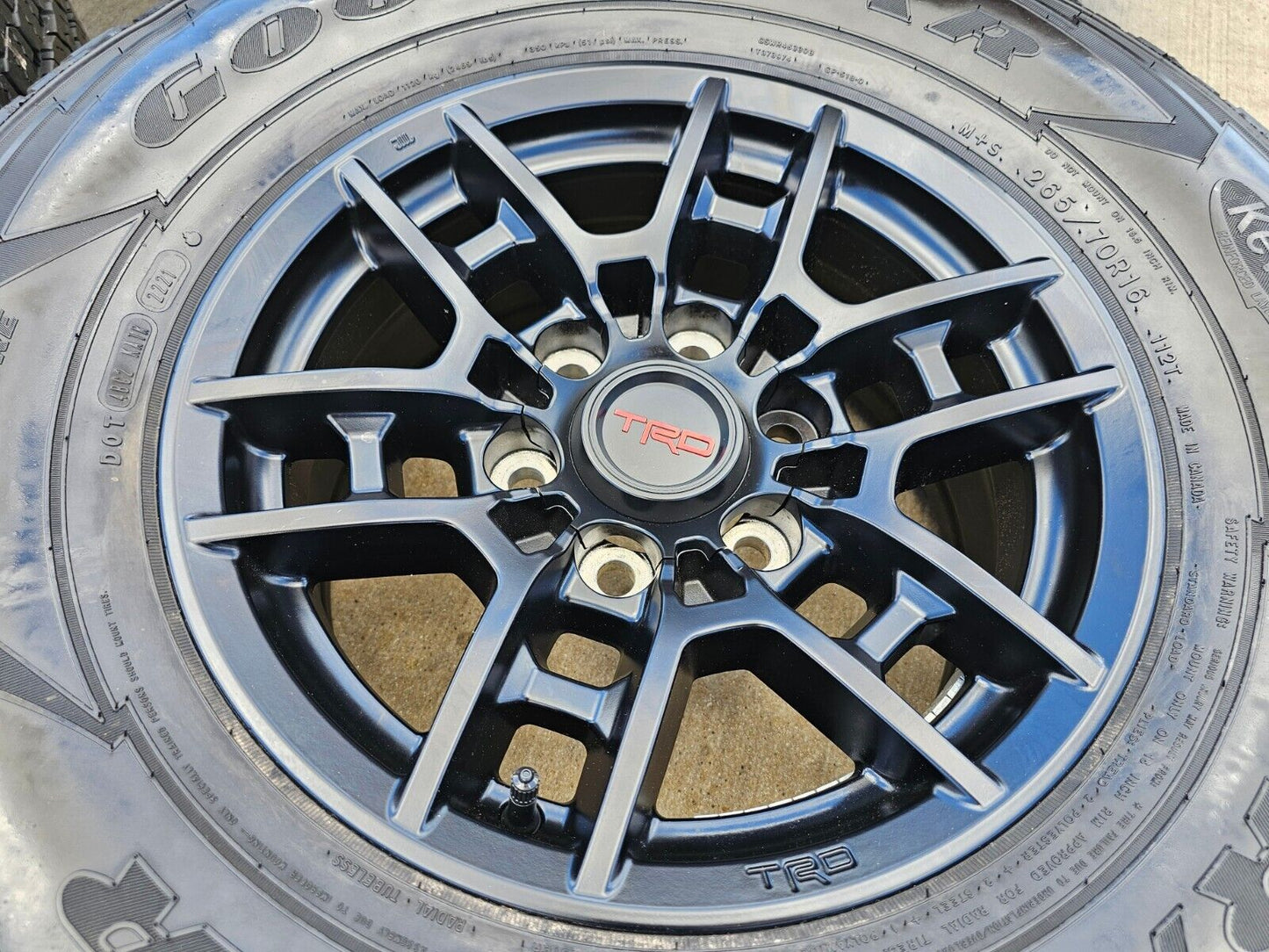 16" Toyota Tacoma TRD wheels rims tires 75258 OEM 4Runner FJ Cruiser
