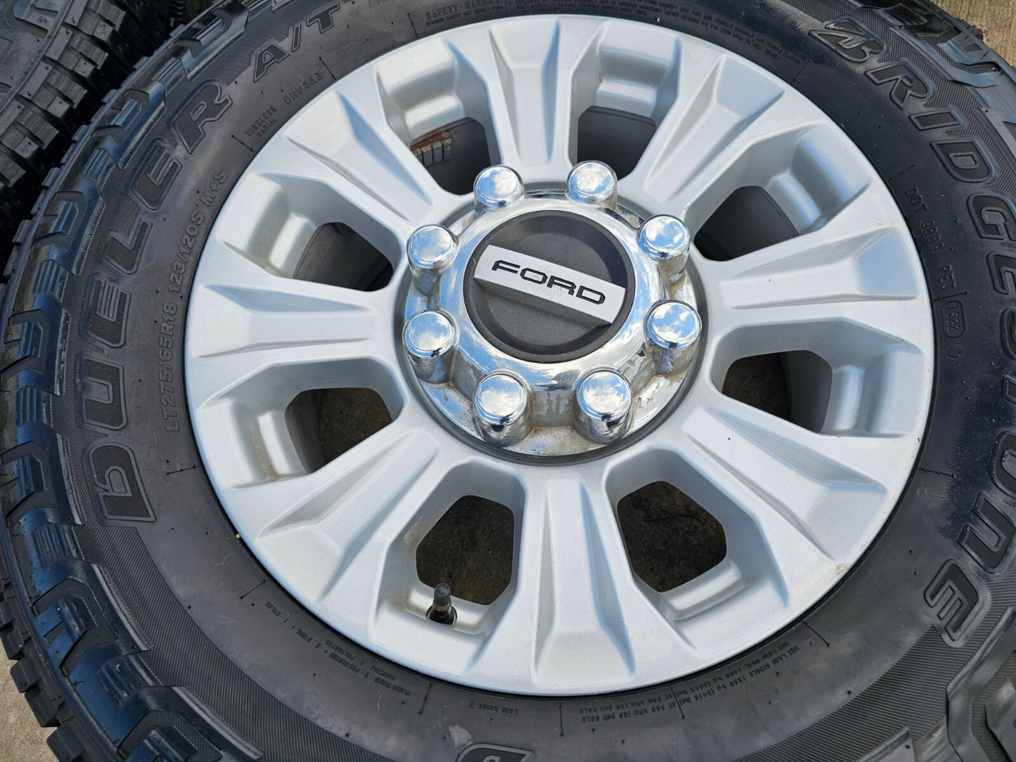 18" Ford F-250 F-350 OEM Lariat 10097 rims wheels 2021 2022 2023 2024 2025