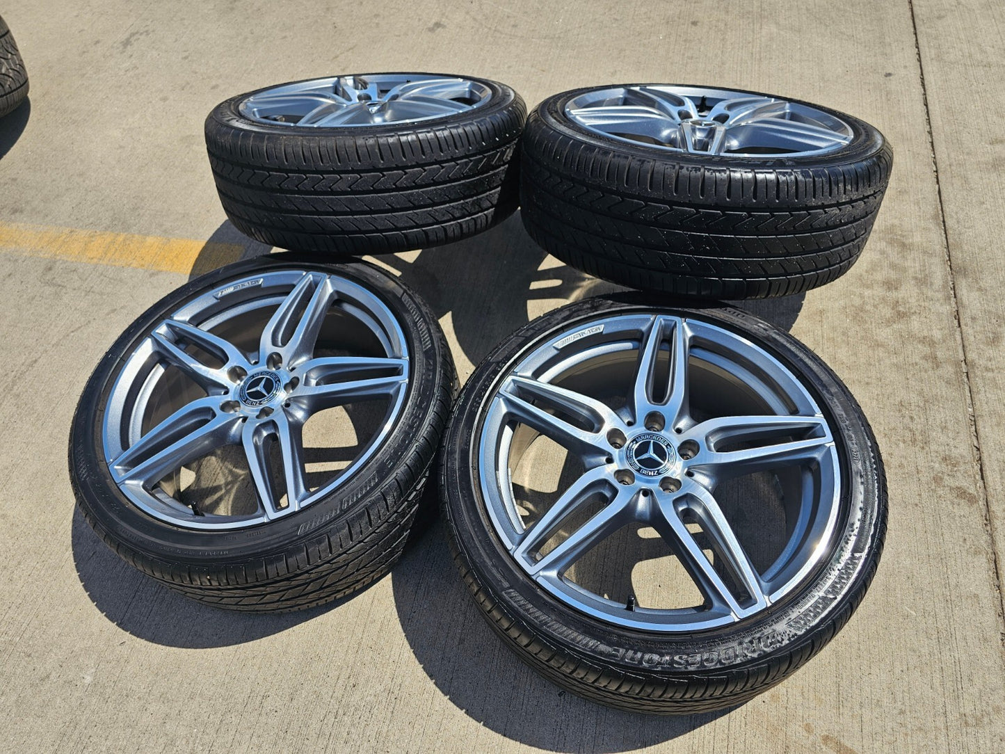 19" Mercedes E350 AMG C E S Class OEM 85541 wheels rims tires
