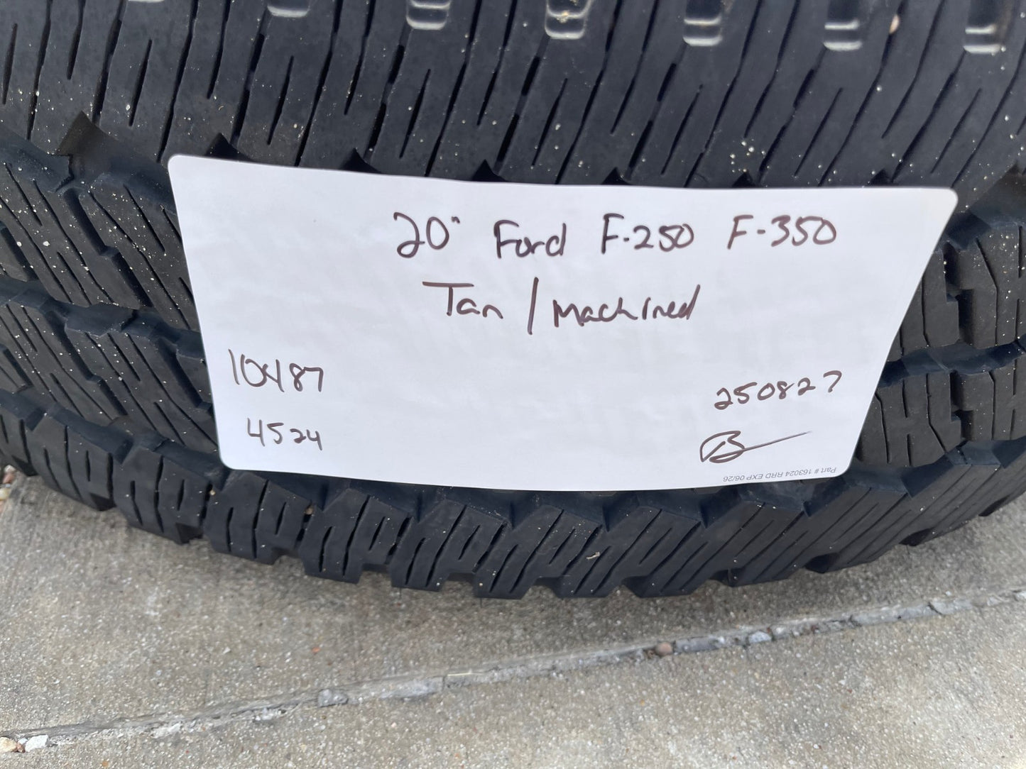 20" Ford F-250 F-350 OEM KING RANCH tan 10487 wheels rims 2024 2025 2026