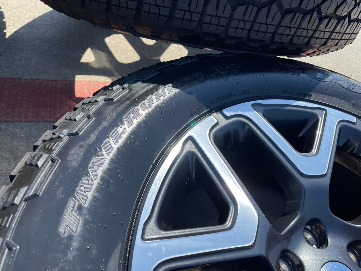 20" Dodge Ram 1500 OEM Laramie wheels rims tires 68583860AA 2024 2025 NEW