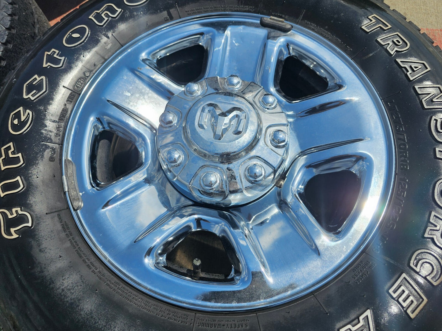 18" Dodge Ram 2500 3500 STEEL chrome OEM 2473 wheels rims tires