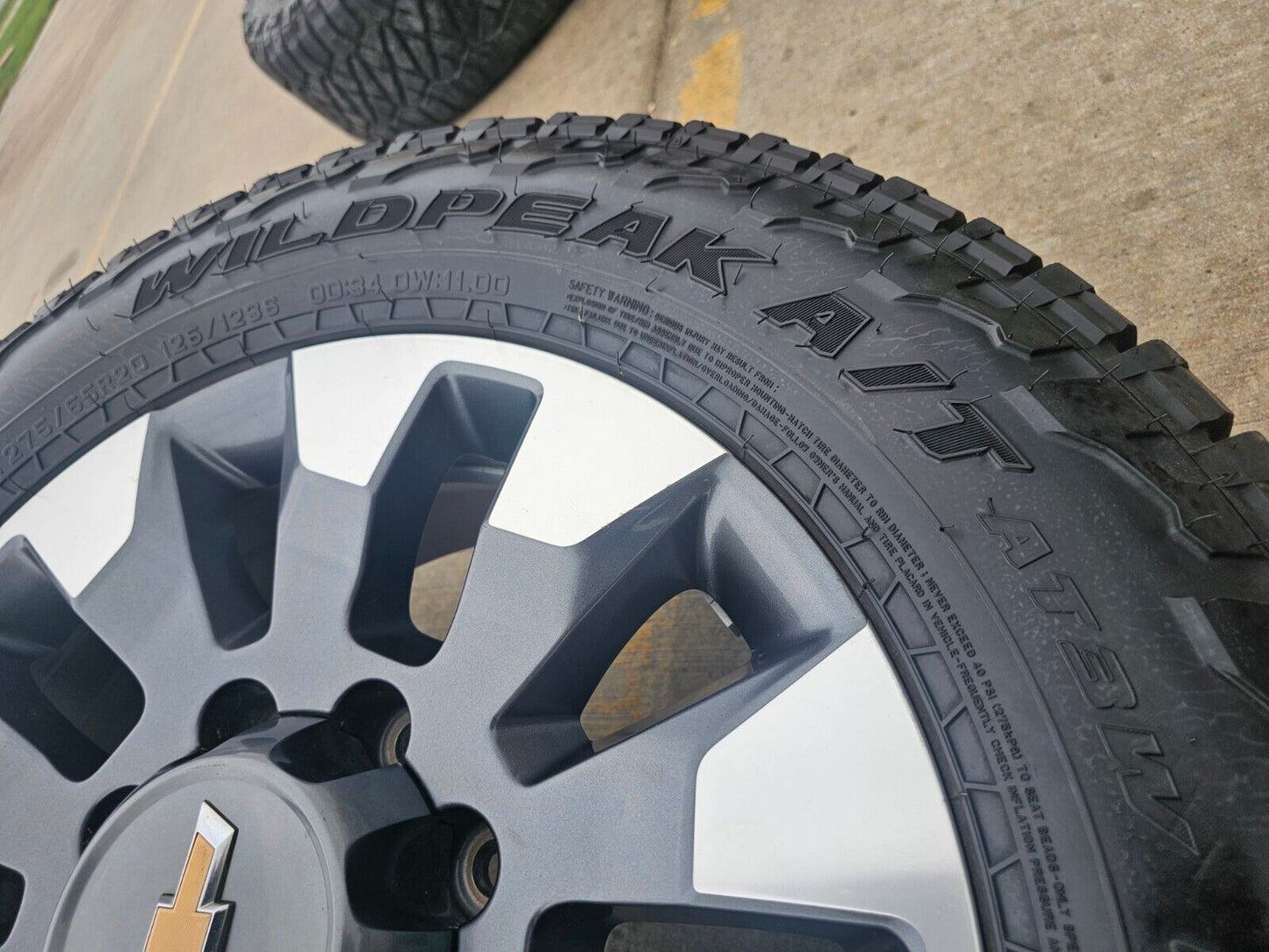 20" Chevy Silverado GMC Sierra AT4 2500 3500 OEM 5960 wheels rims 2022 2023 2024