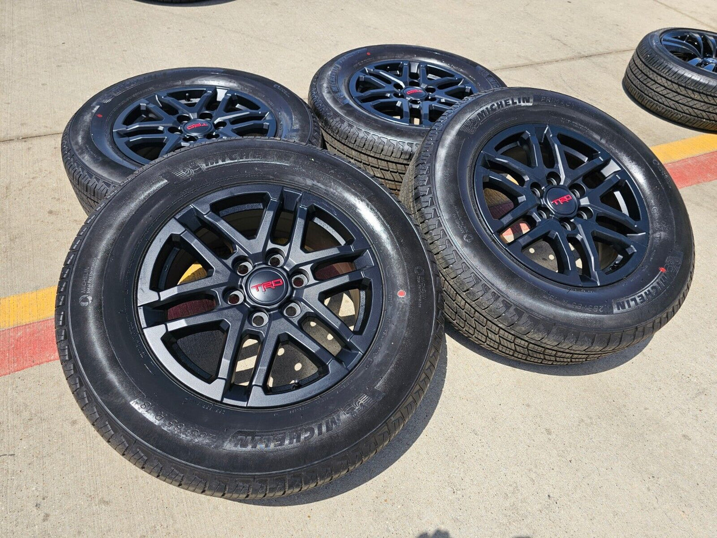 18" Toyota Tacoma 4Runner TRD OEM black wheels rims tires 2024 2025 NEW