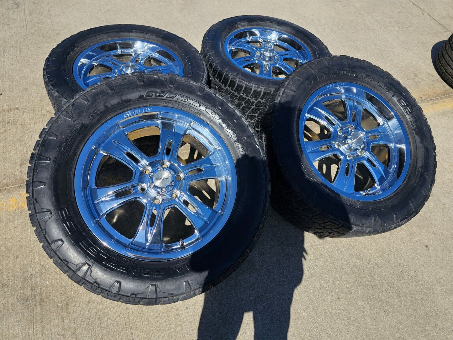 20x9 Caroll Shelby Ford F-150 Expedition OEM wheels rims tires 33" NITTO