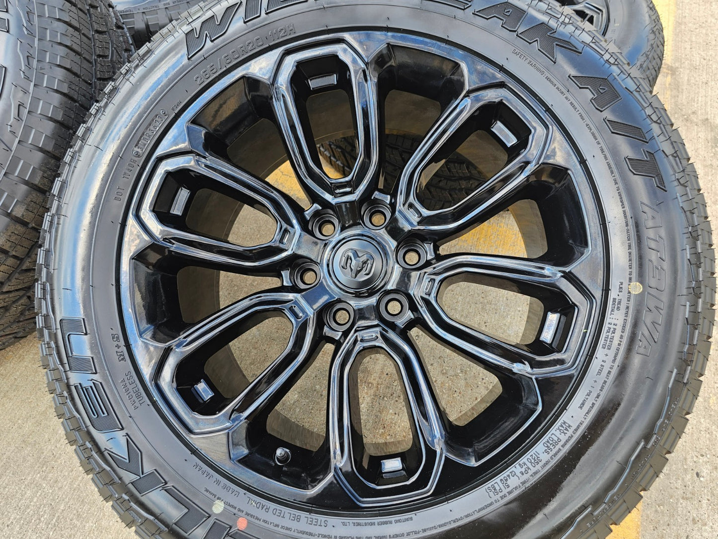 20" Dodge Ram 1500 OEM Laramie Long Horn 2677 wheels rims 2024 2025 2026 NEW