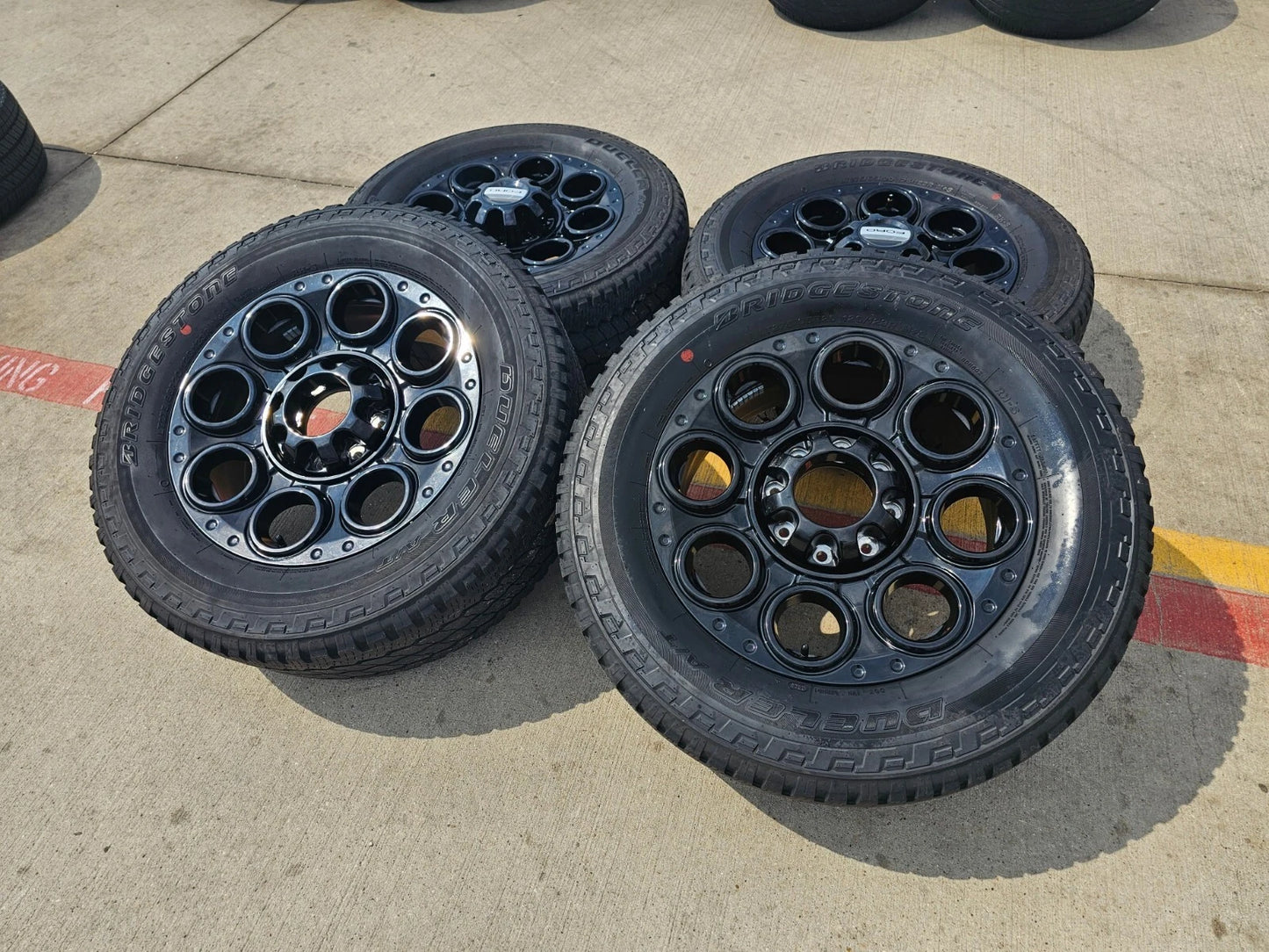 20" Ford F-250 F-350 OEM black TREMOR 10299 10484 wheels rims 2023 2024 2025