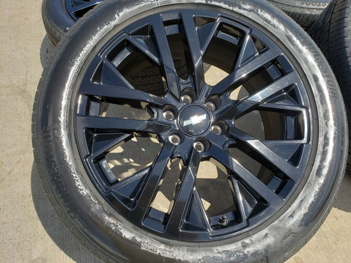 22" Chevy Silverado GMC OEM black Yukon Tahoe 5903 wheels rims 2022 2023 2024