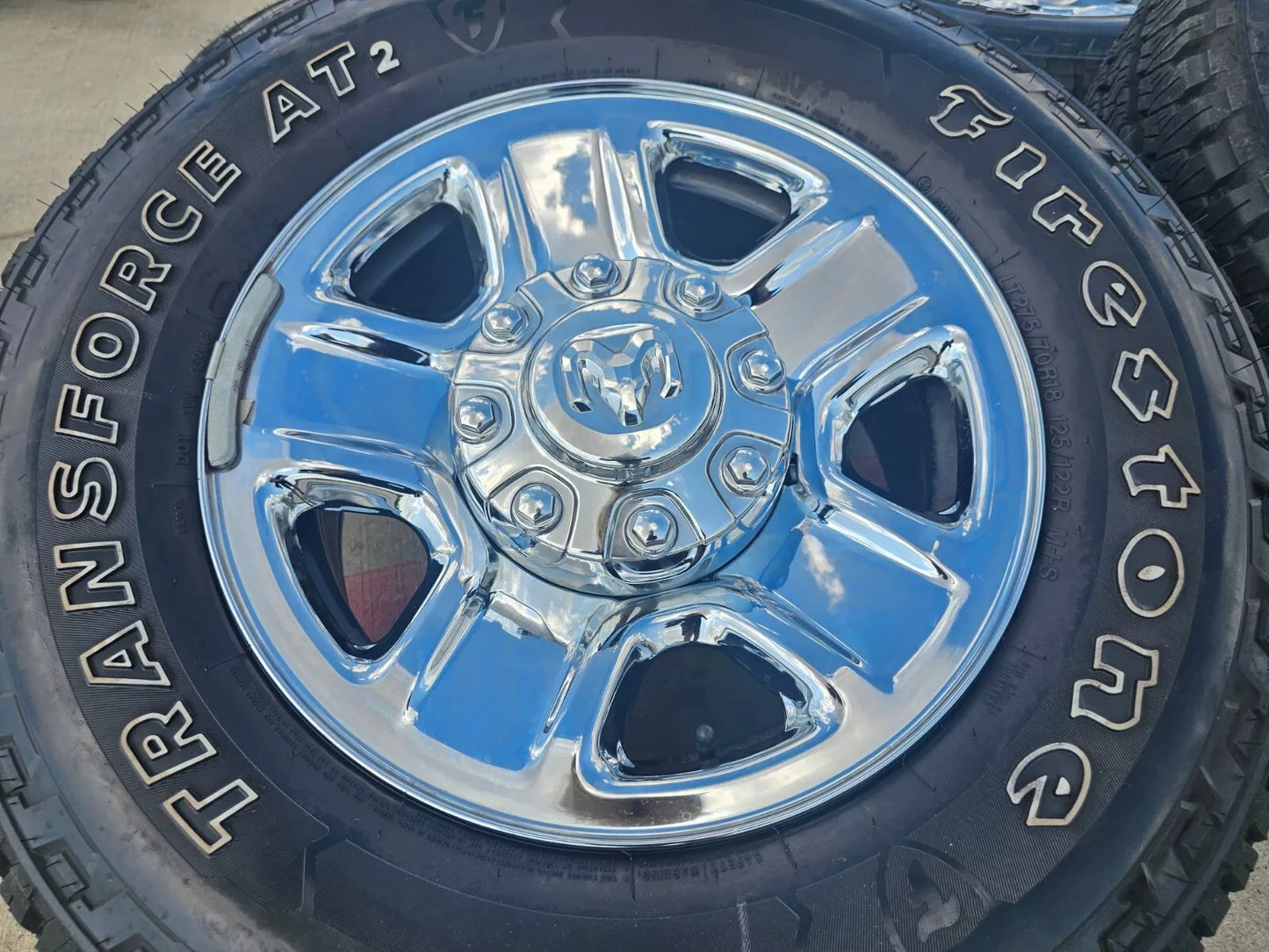 18" Dodge Ram 2500 3500 STEEL chrome OEM 2473 wheels rims 2021 2022 2023 2024