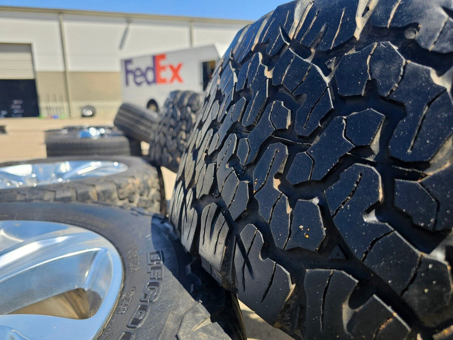 20" Ford F-150 Expedition OEM rims wheels polished 10004 tires BFG KO2 A/T