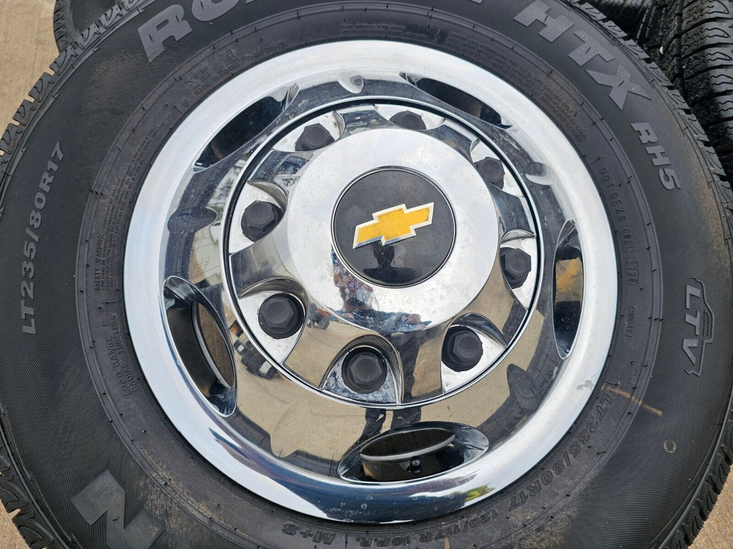 17" Chevy Silverado GMC Sierra 3500 Dually simulator rims wheels OEM 8094 NEW