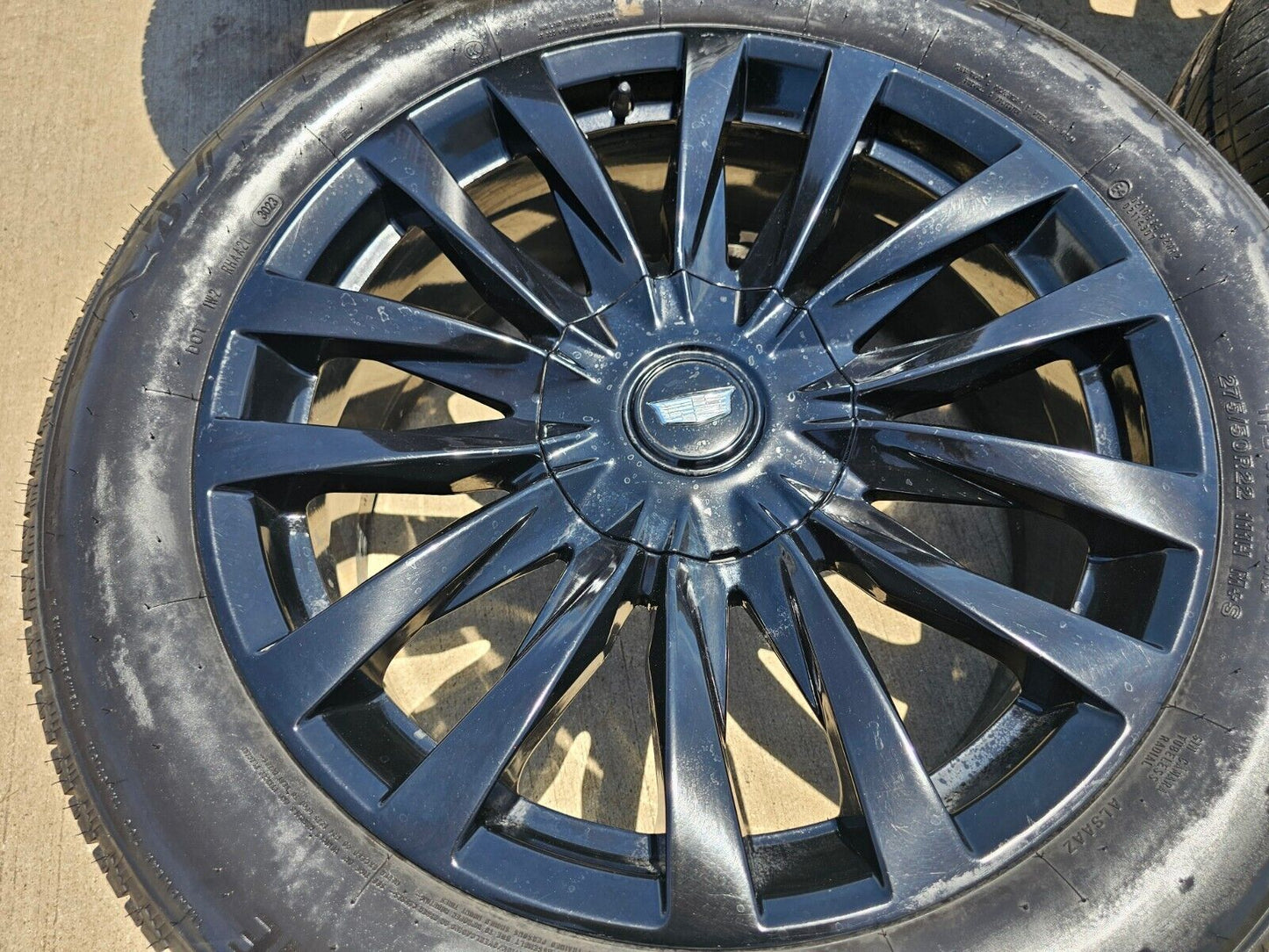 22" Cadillac Escalade OEM Black wheels rims 4873 95026 Tahoe Silverado 2023 2024