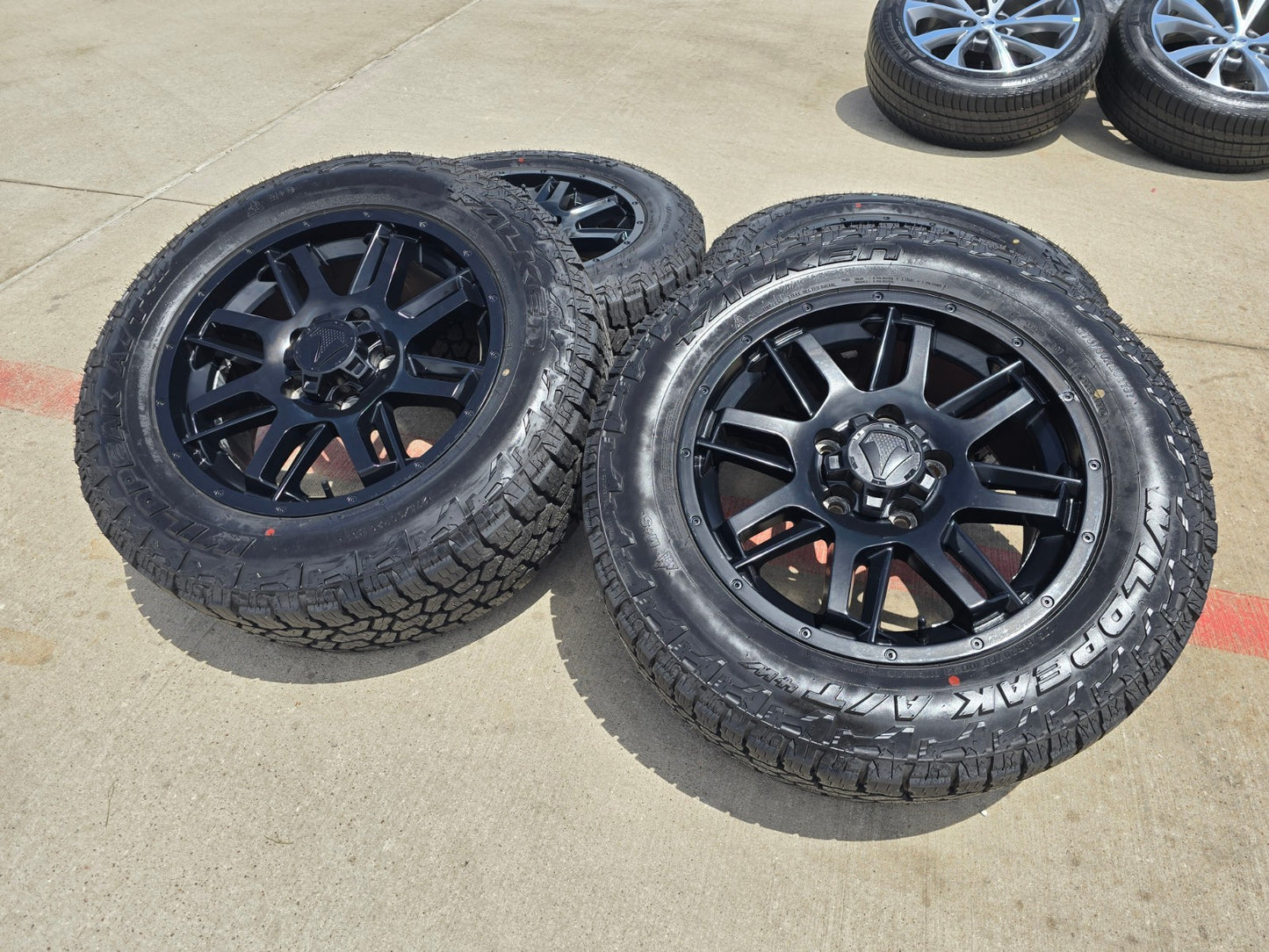 20" Toyota Tundra TSS TRD T Force OEM wheels rims 5x150 FALKEN WILDPEAK AT4