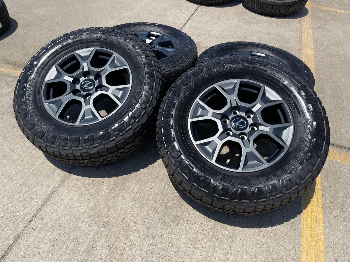 18" Lexus GX550 OEM wheels rims Toyota Land Cruiser Tundra Sequoia 2024 2025 NEW