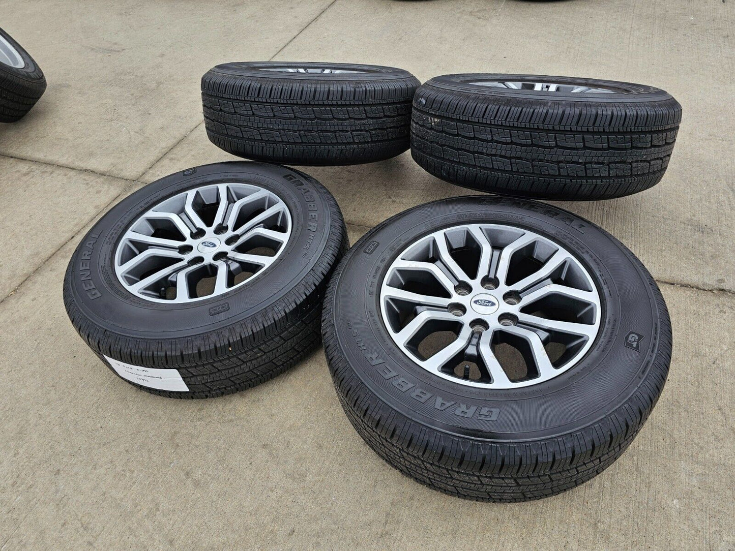 18" Ford F-150 Lariat OEM rims wheels 10342 tires 2021 2022 2023 2024 2025